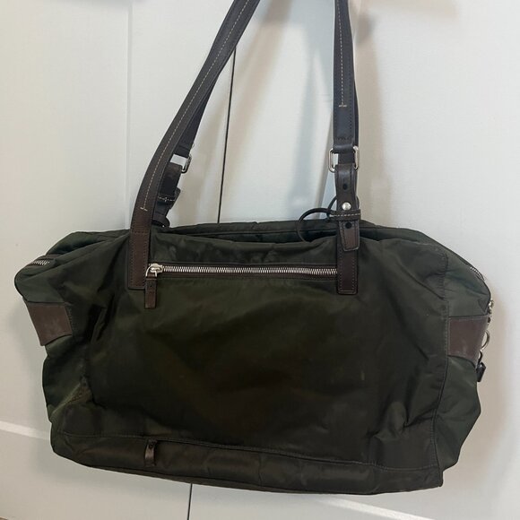 Tumi Green Nylon Tote Bag - Picture 7 of 9
